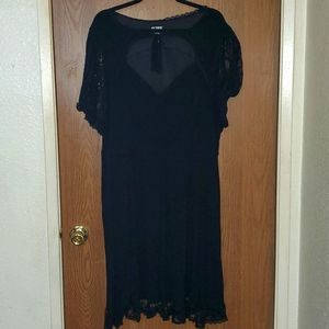 Black Heart Chest Dress